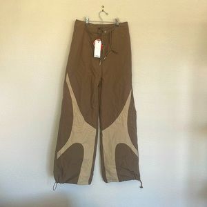 Two toned brown pants new with tags! Brand new by Cider.